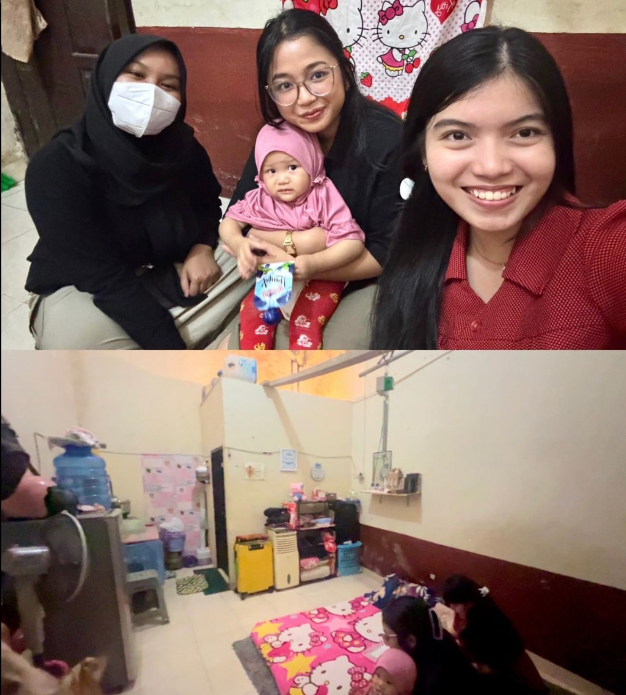 Pemantauan Tumbuh Kembang Adek Fatimah di Posyandu